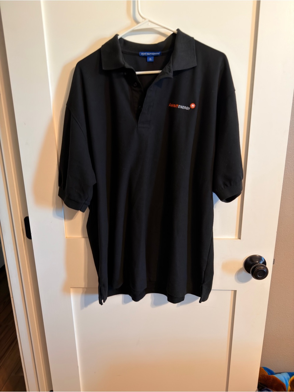 Port Authority Black Polo with Ambit Energy Embroidered Logo